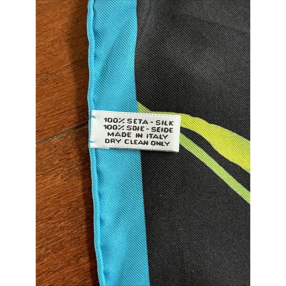 PATEK PHILIPPE Vivid bird motif large size silk scarf  Blue Novelty Prize Purple - Picture 7 of 9